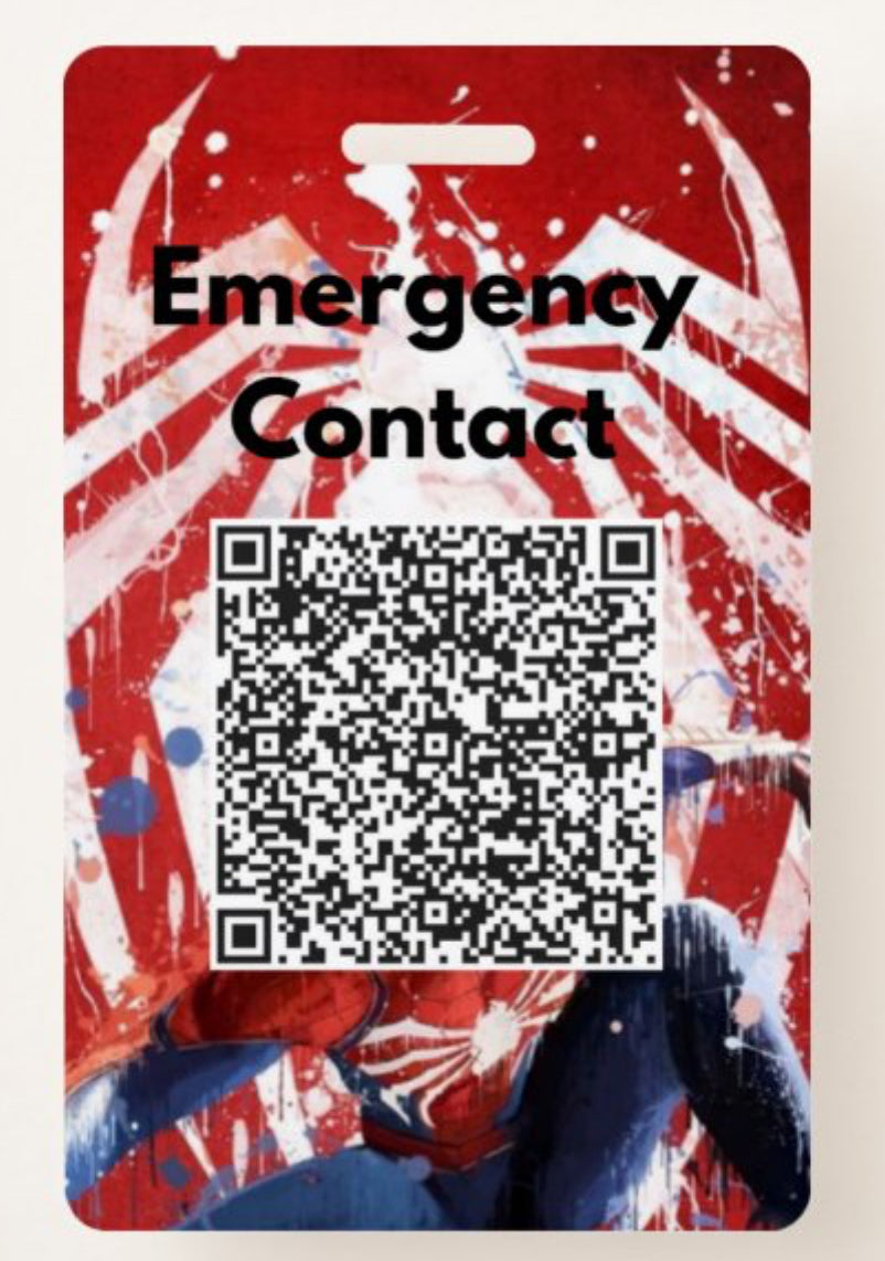 Emergency Contact Badge