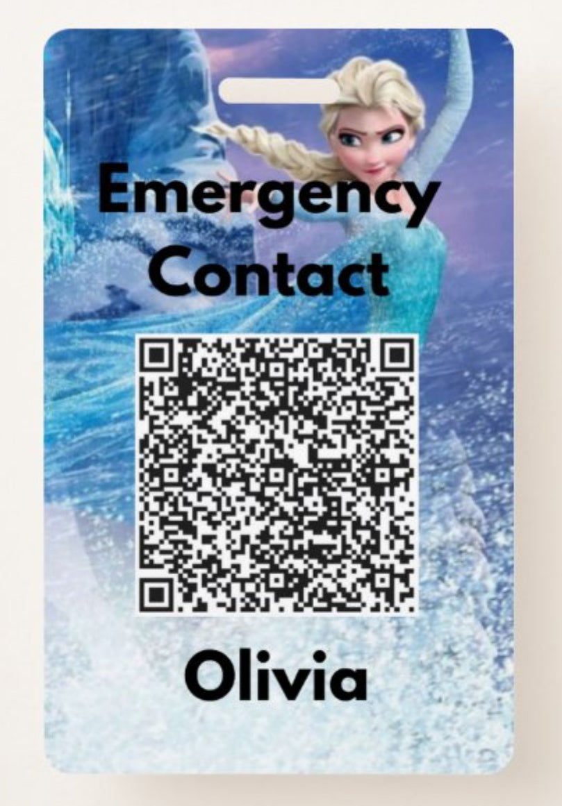 Emergency Contact Badge