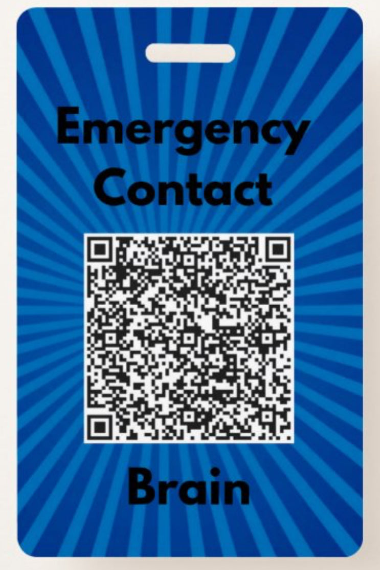 Emergency Contact Badge