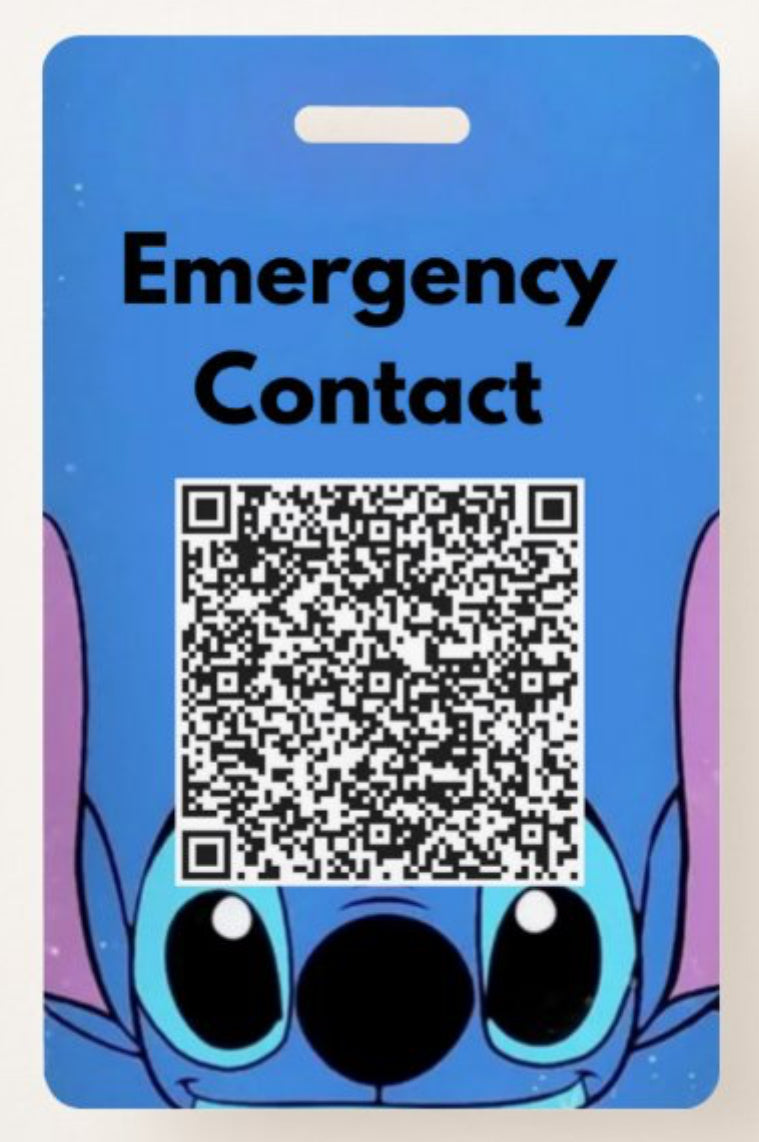 Emergency Contact Badge
