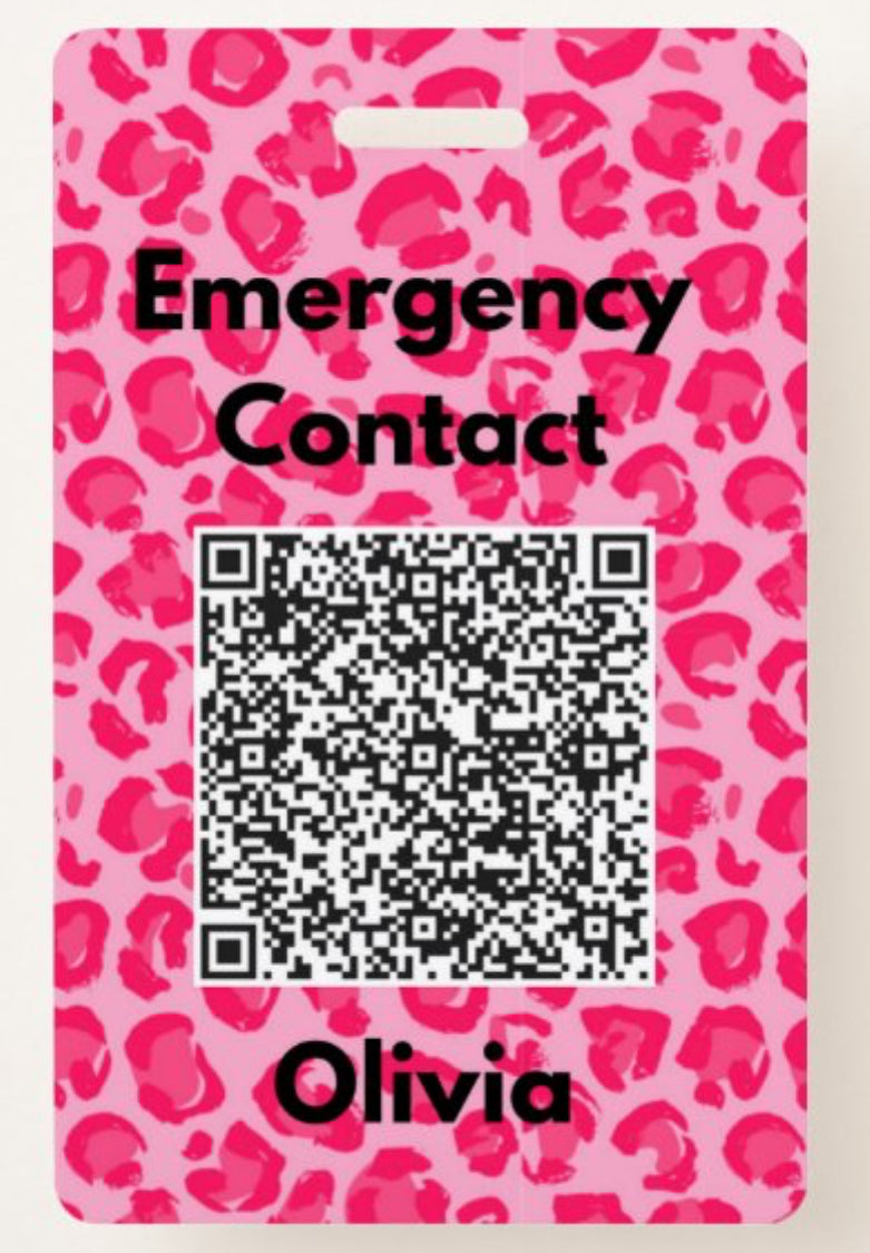 Emergency Contact Badge